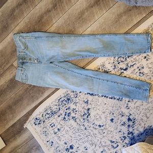 26 Madewell light wash 10" high rise skinny jeans